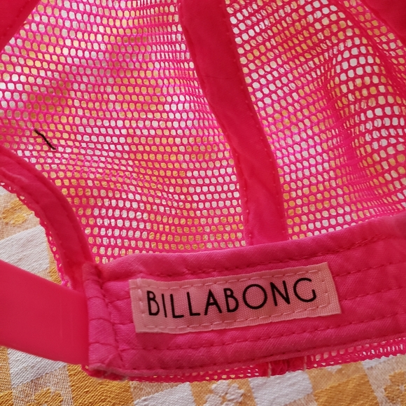 Billabong Cali Love Snapback Trucker Hat Pink - Picture 3 of 5
